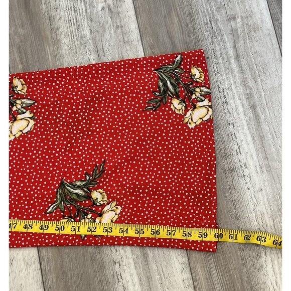 Socialite Wrap Jumpsuit w/ leg slits NWT Sz Large, Red White Polka Dot Floral - Picture 14 of 16